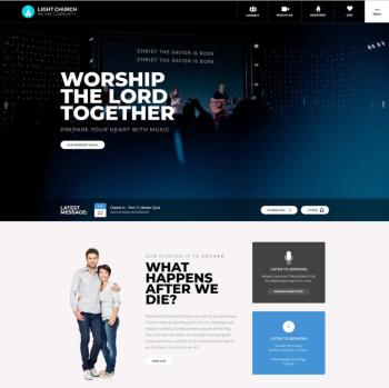 S5 Light Church - Joomla Templates